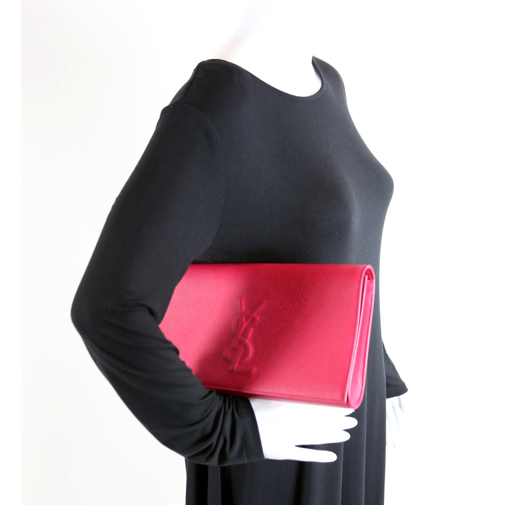 361120 Belle De Jour Clutch Leather Pink