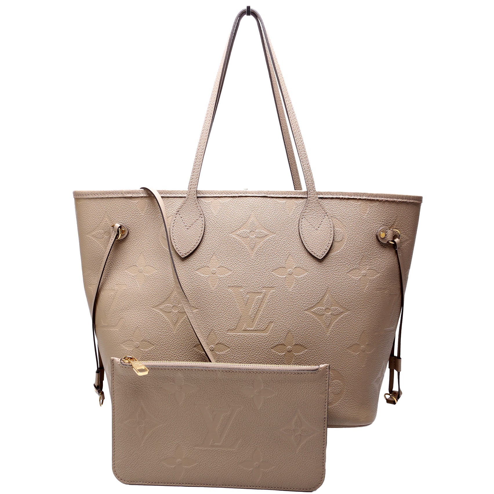 Neverfull W/Wallet MM Empreinte Taupe