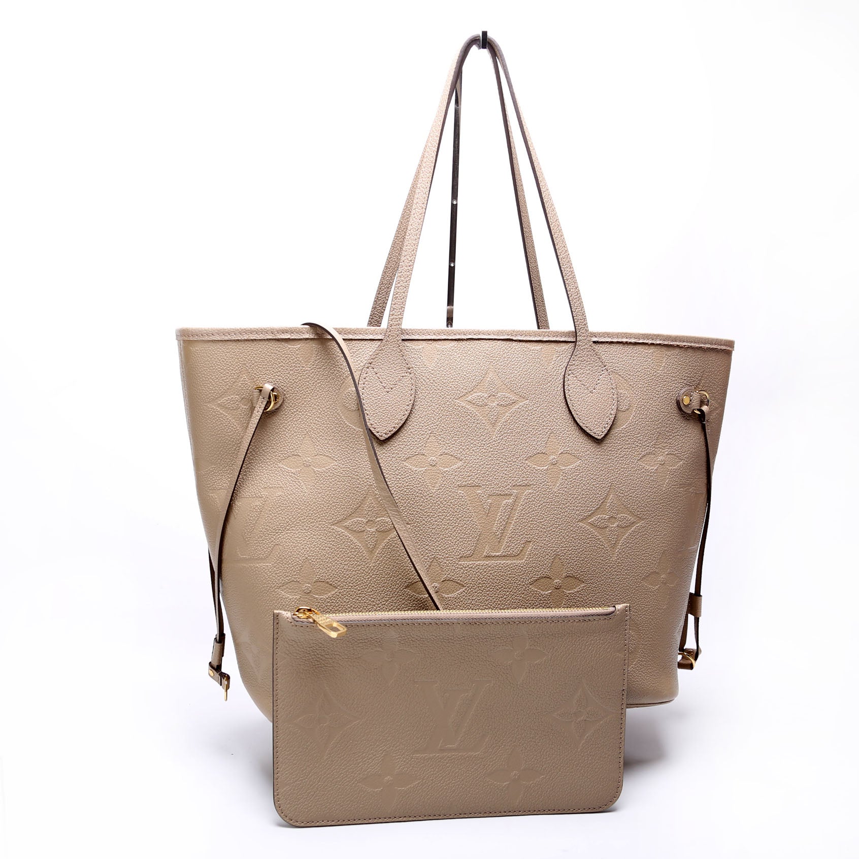 Neverfull W/Wallet MM Empreinte Taupe
