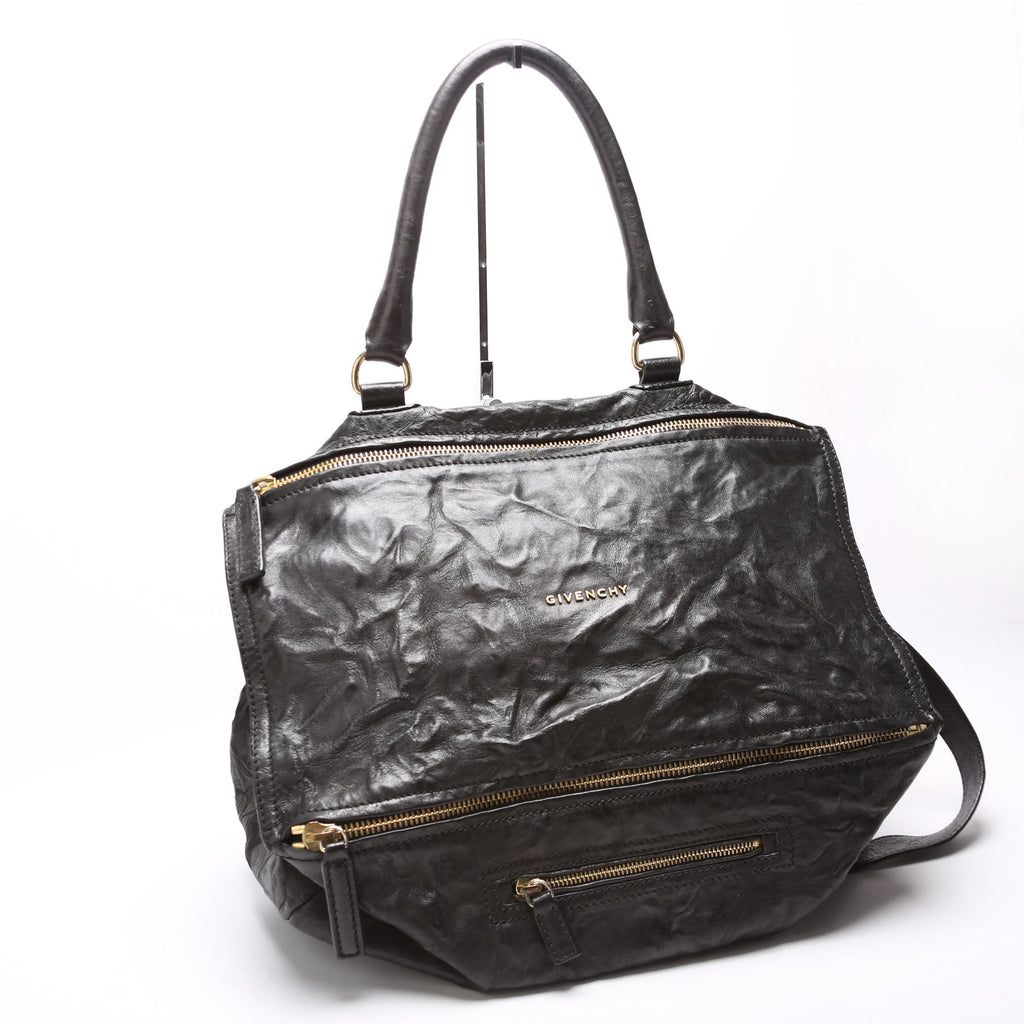 Pandora Large Tumbled Sheepskin Black
