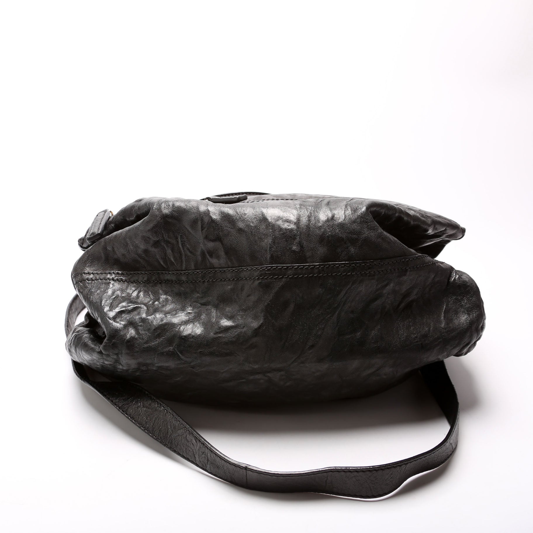 Pandora Large Tumbled Sheepskin Black