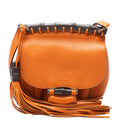 247104 Calfskin Bamboo Nouveau Shoulder Bag Small