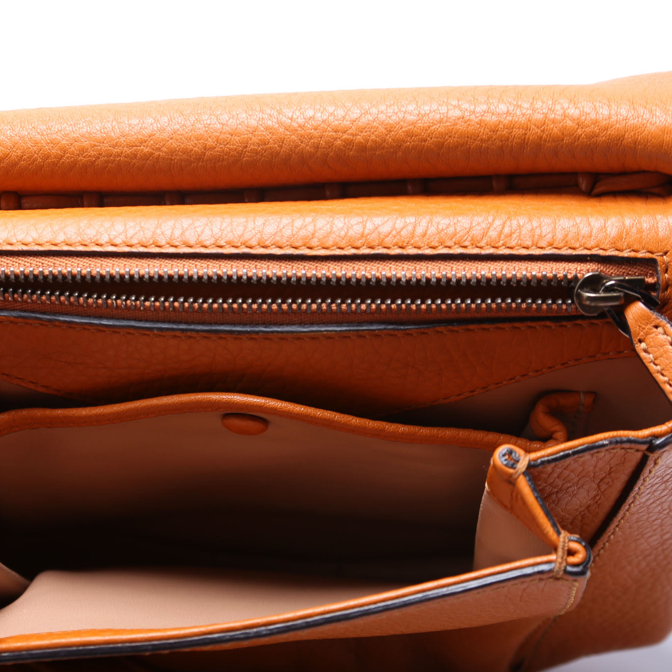 247104 Calfskin Bamboo Nouveau Shoulder Bag Small