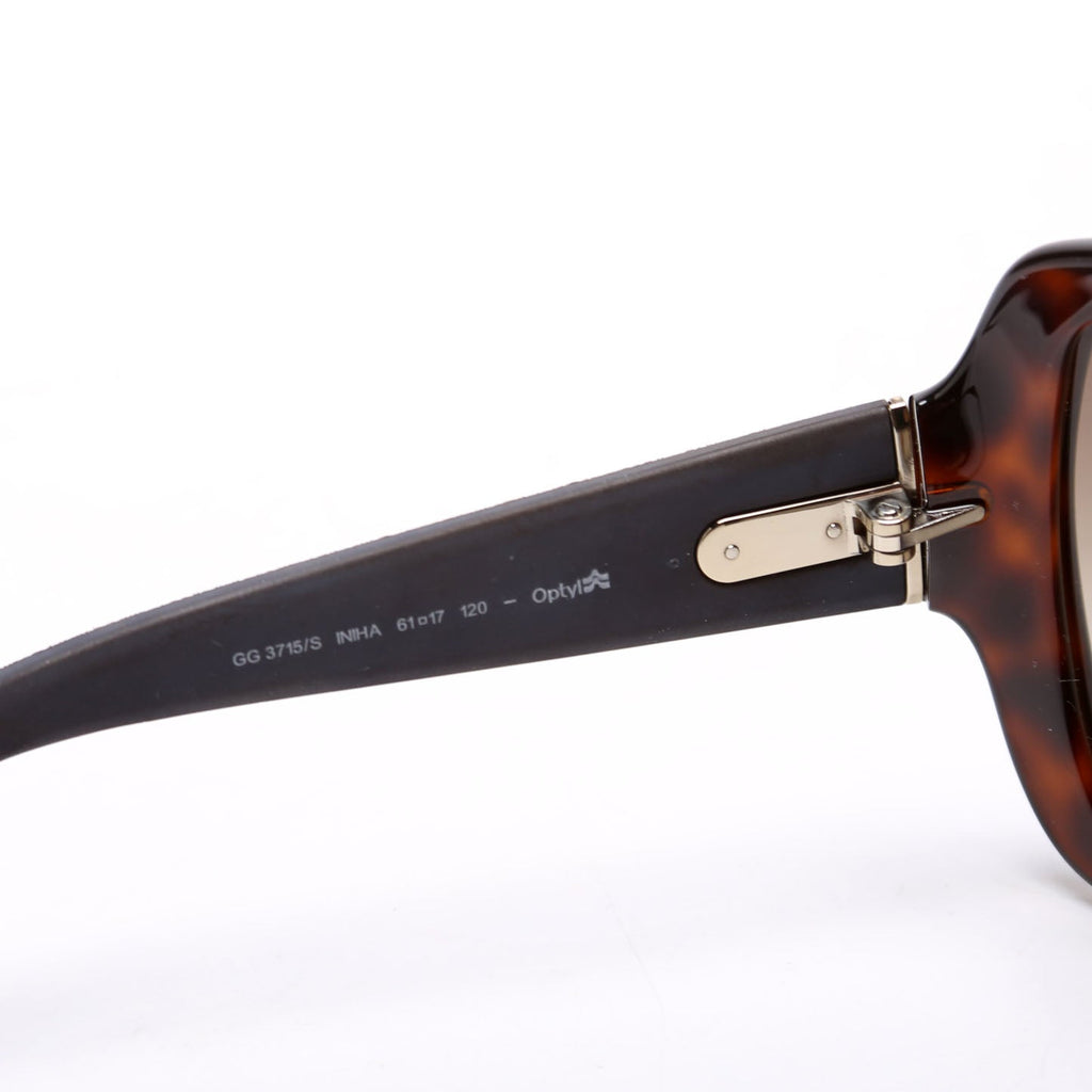 GG3715/S Tortoise Oversized Sunglasses
