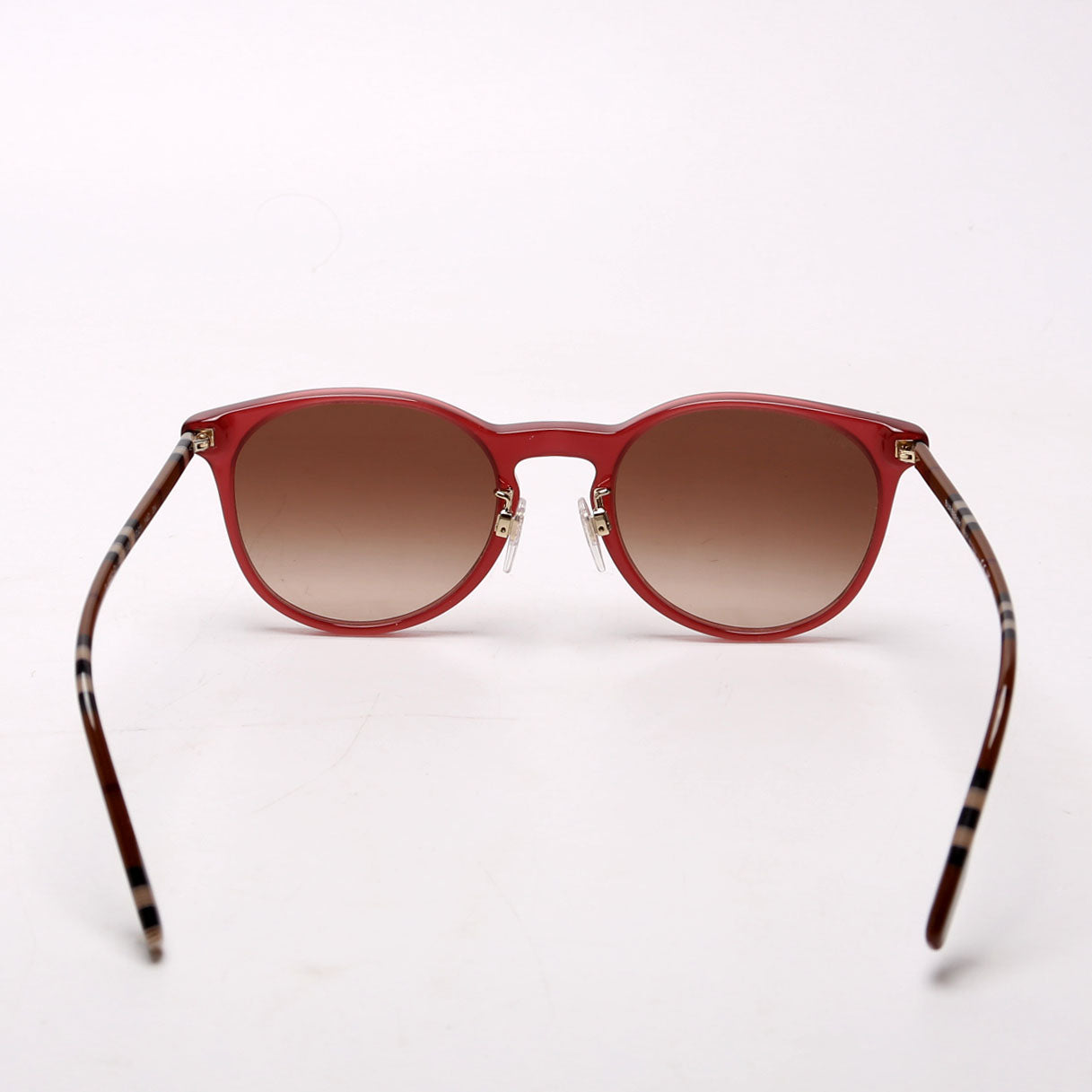 B4380 Bordeaux Round Sunglasses Mauve