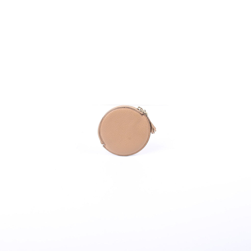 337946 Soho Round Coin Purse Tan