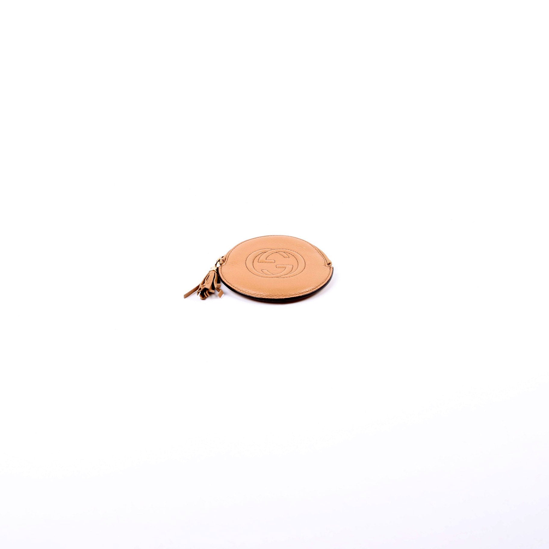 337946 Soho Round Coin Purse Tan