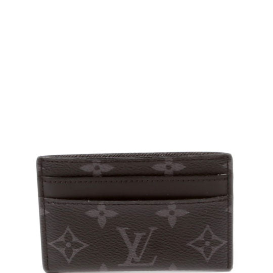Double Card Holder Monogram Eclipse