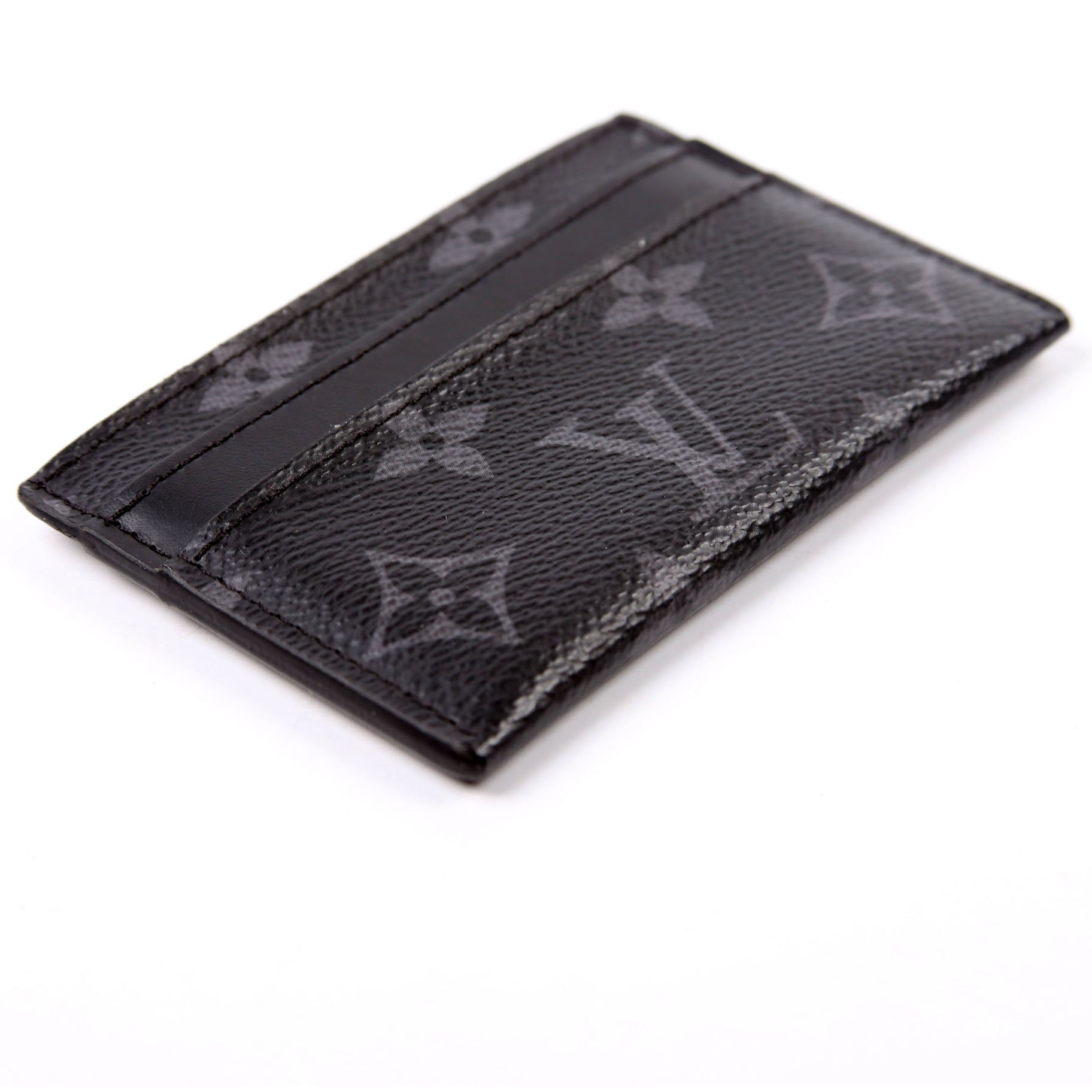 Double Card Holder Monogram Eclipse