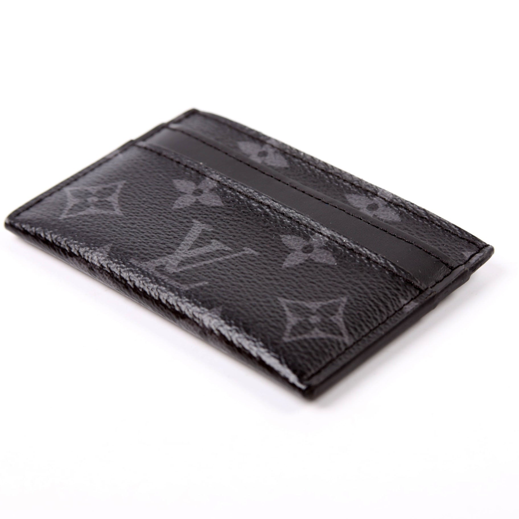 Double Card Holder Monogram Eclipse