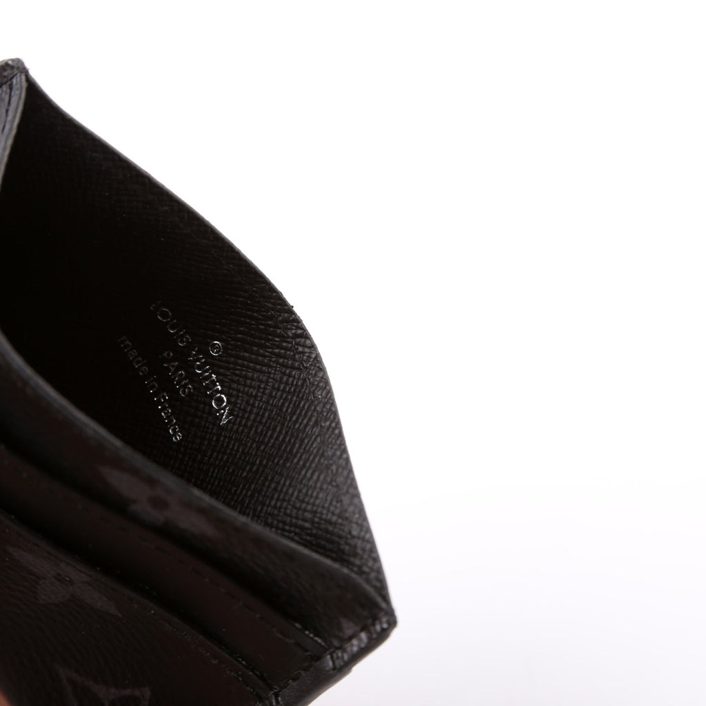 Double Card Holder Monogram Eclipse