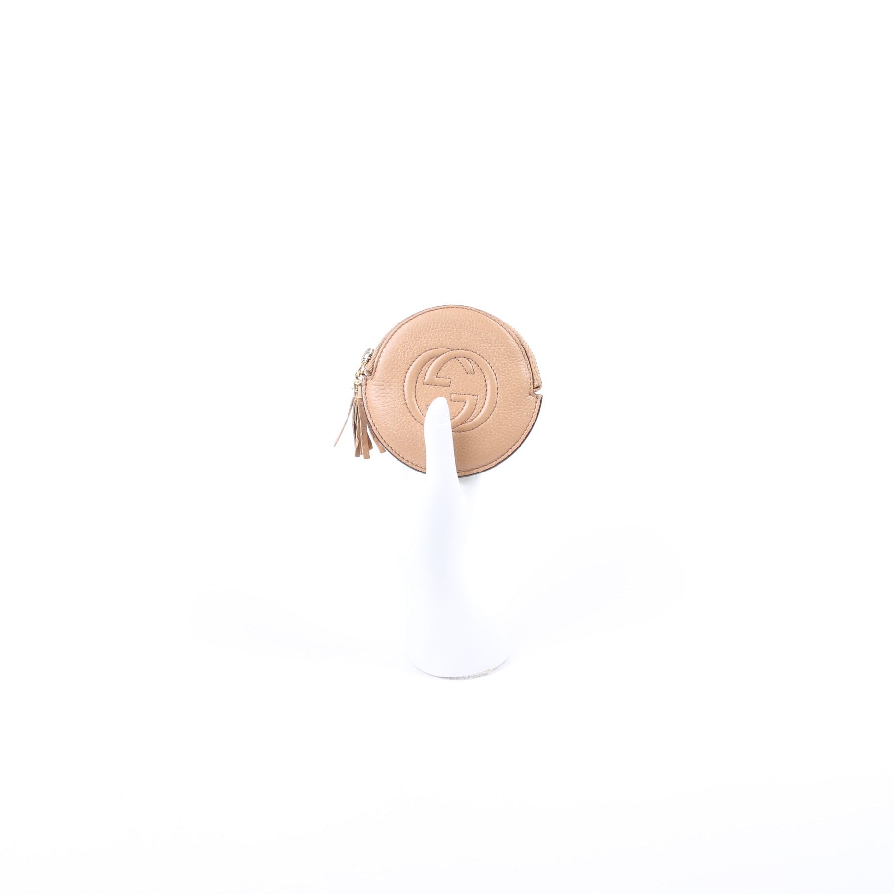 337946 Soho Round Coin Purse Tan