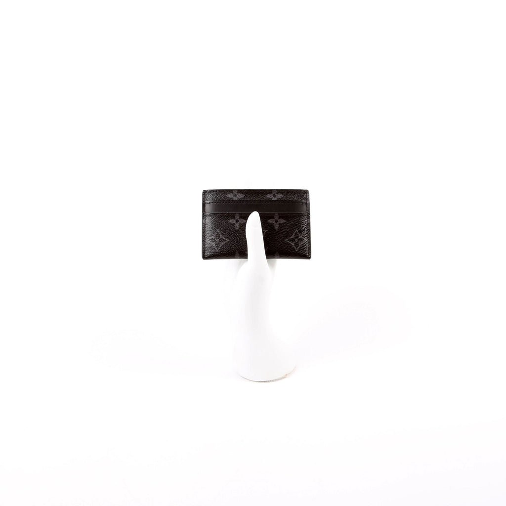 Double Card Holder Monogram Eclipse