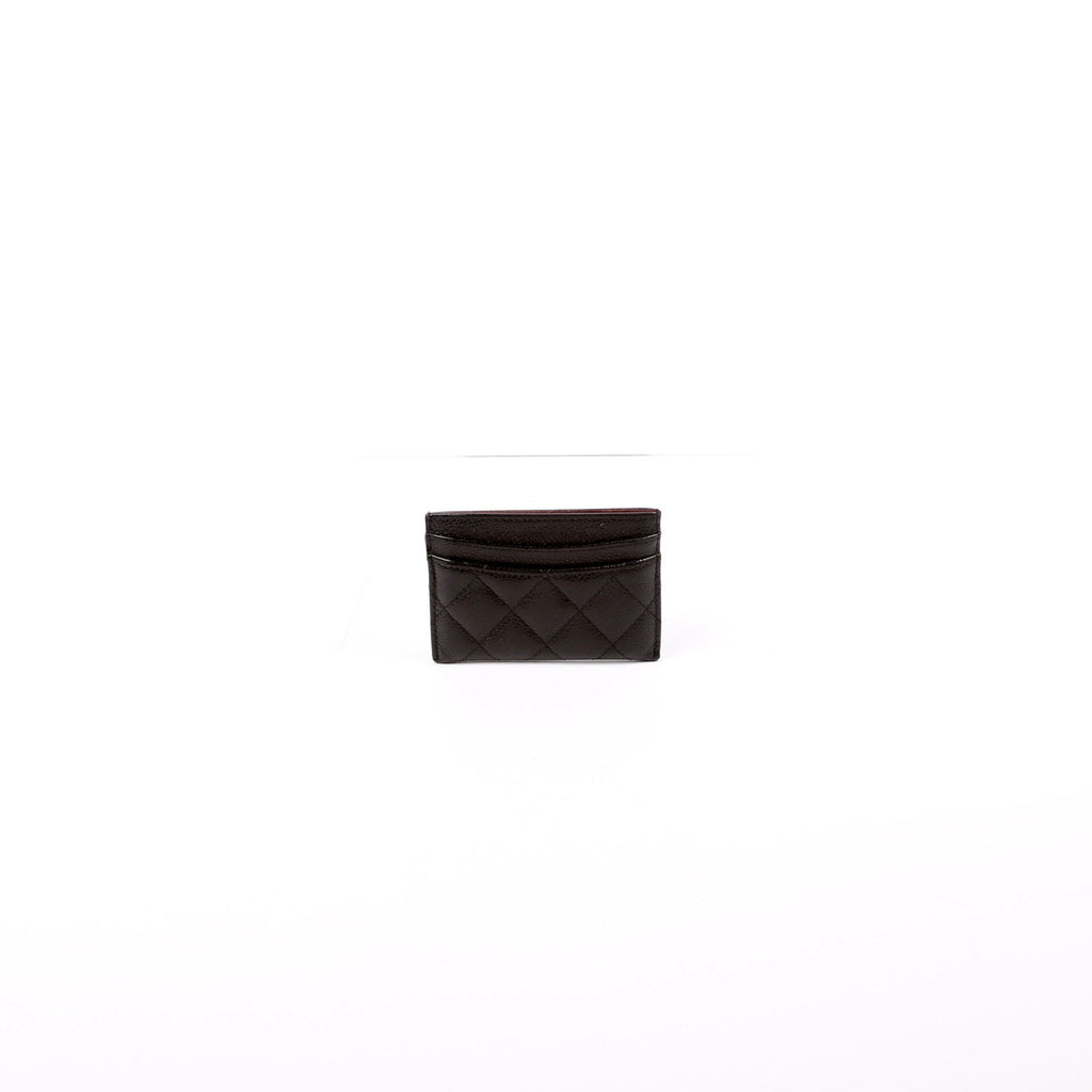 Classic Card Holder Caviar 23M Black