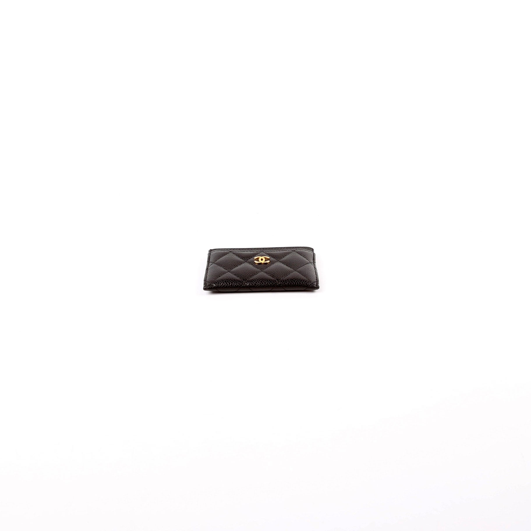 Classic Card Holder Caviar 23M Black
