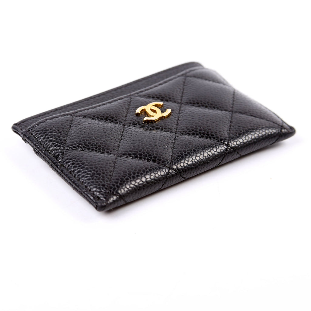 Classic Card Holder Caviar 23M Black