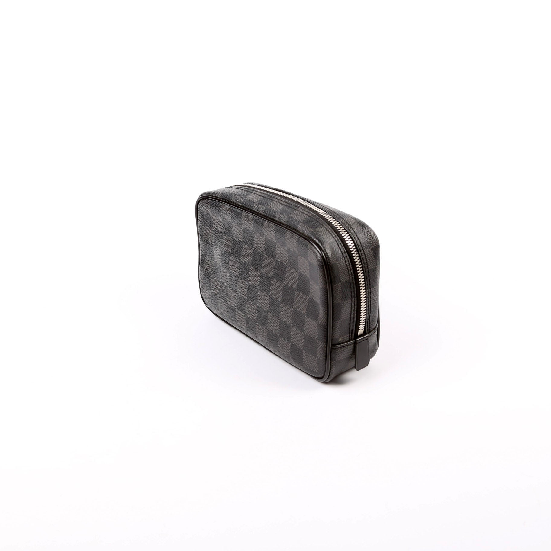 Trousse Toilette PM Damier Graphite