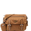 Re-Nylon Shoulder Bag Brown