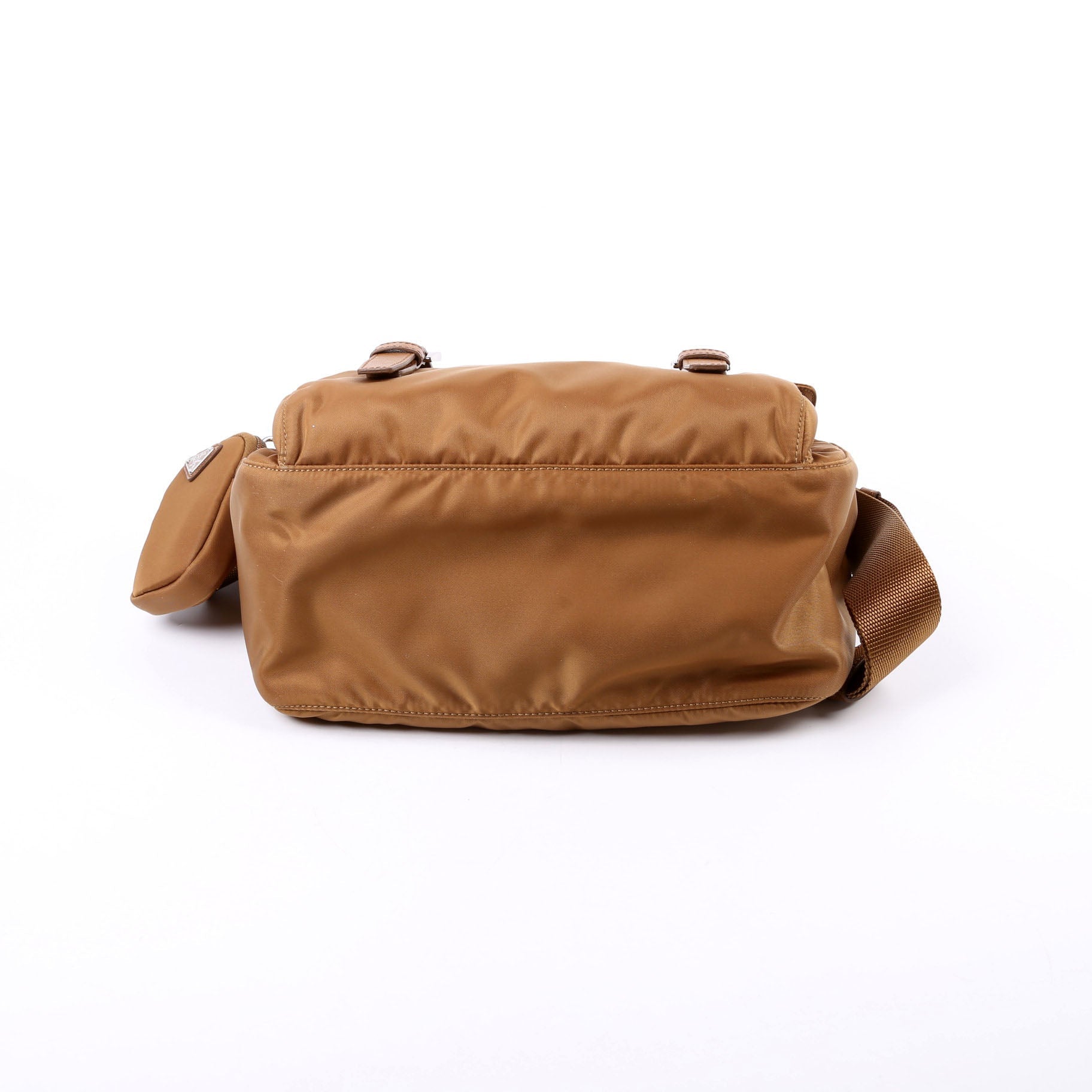 Re-Nylon Shoulder Bag Brown