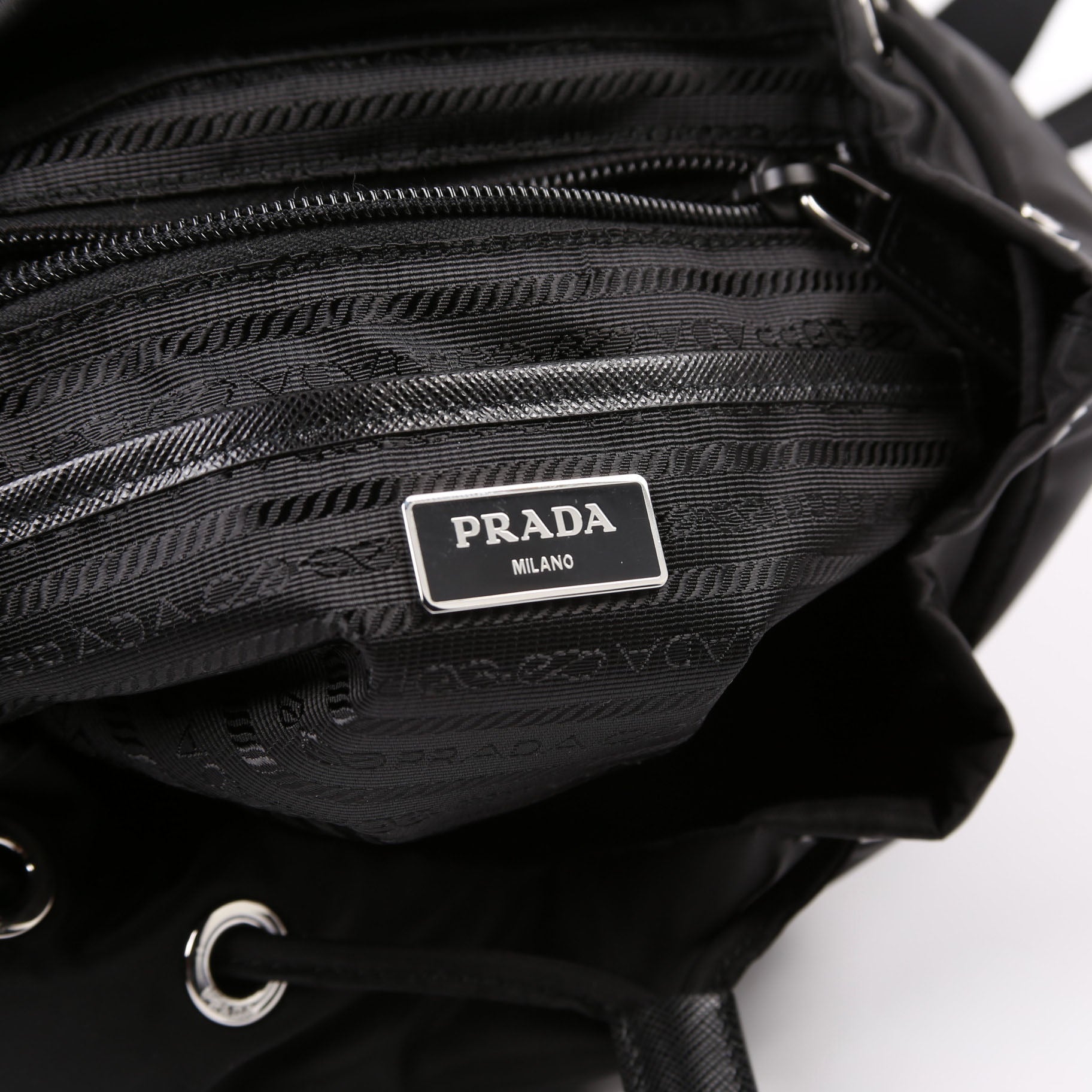Re-Nylon Backpack Small Black