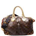 Stephen Bag Leopard Ponyhair Monogram