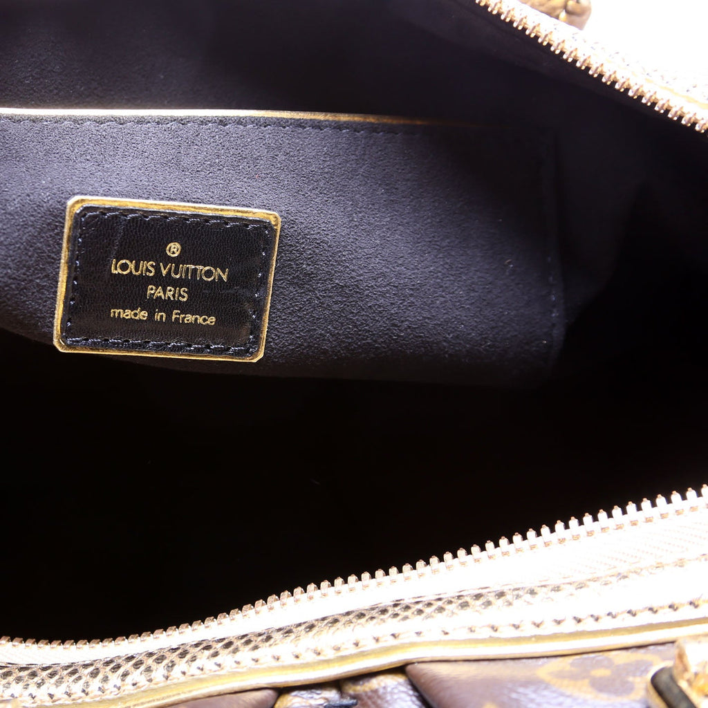 Stephen Bag Leopard Ponyhair Monogram