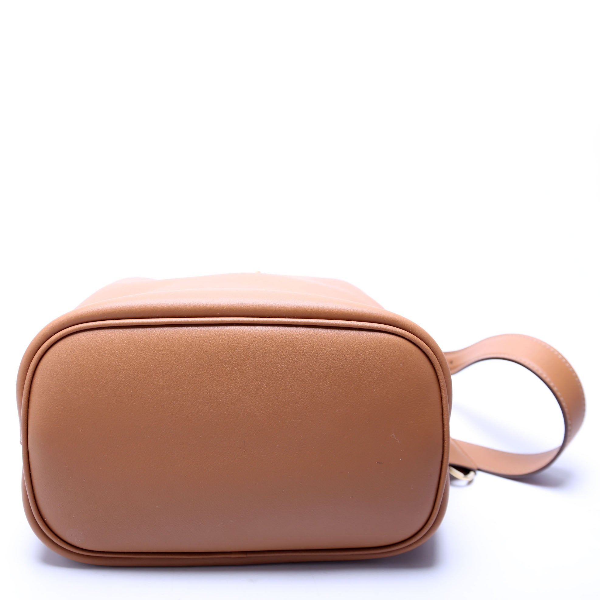 Calfskin Leather Medium Bag Brown