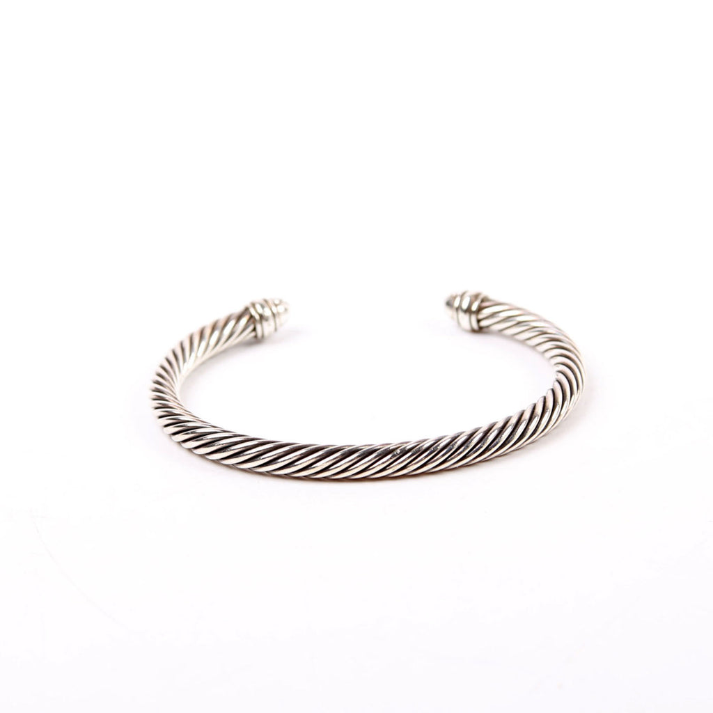 Classic Cable 5MM Pave Domes Bracelet 925