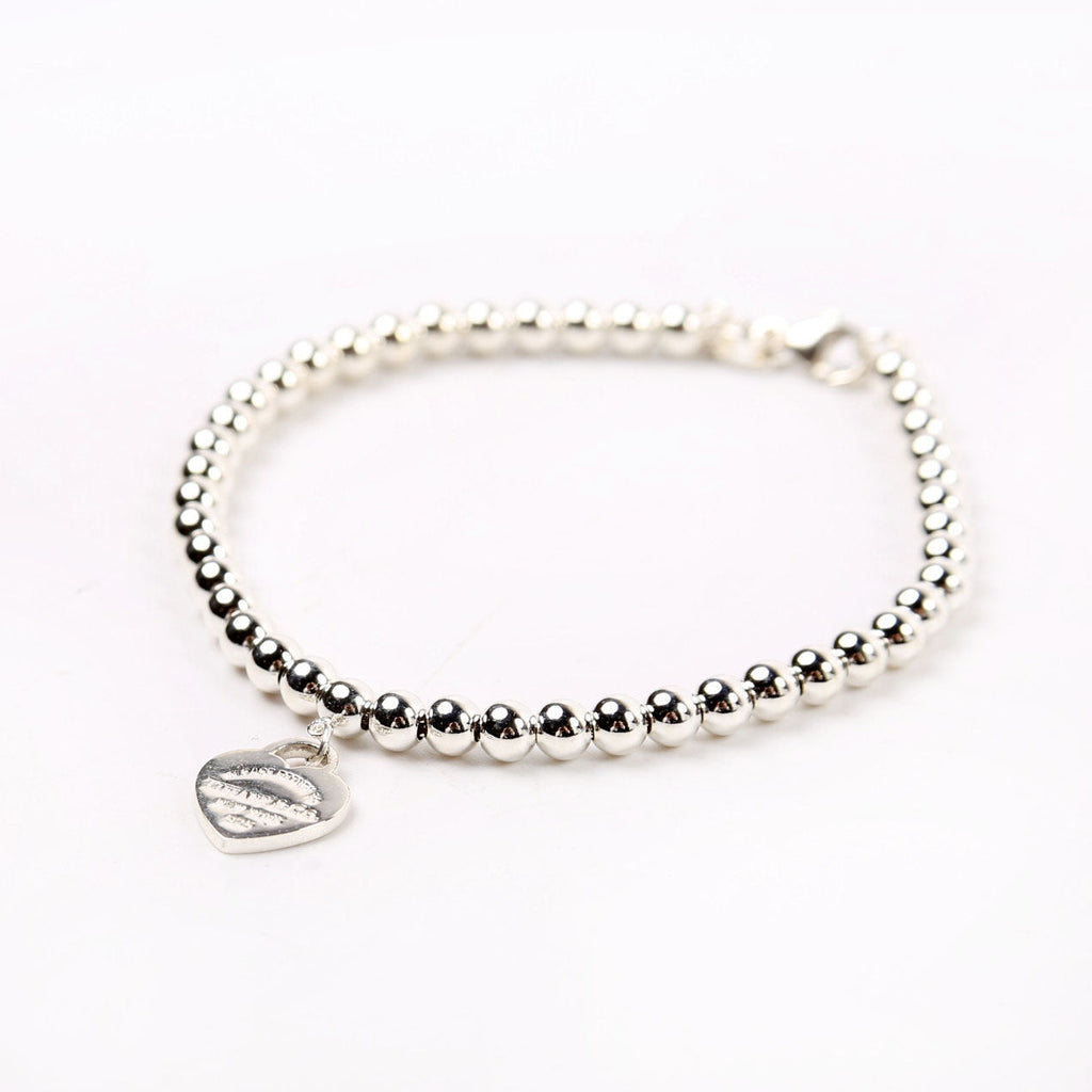 Please Return To Mini Heart Bead Chain 925
