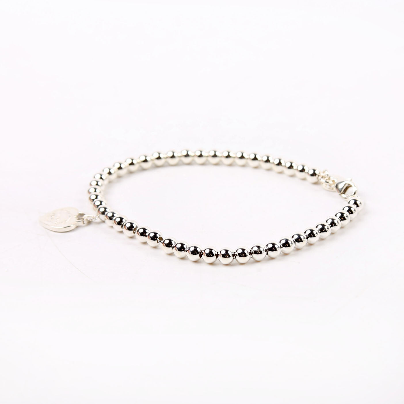 Please Return To Mini Heart Bead Chain 925