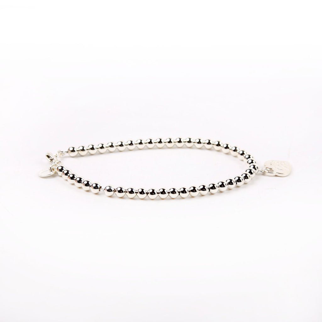 Please Return To Mini Heart Bead Chain 925