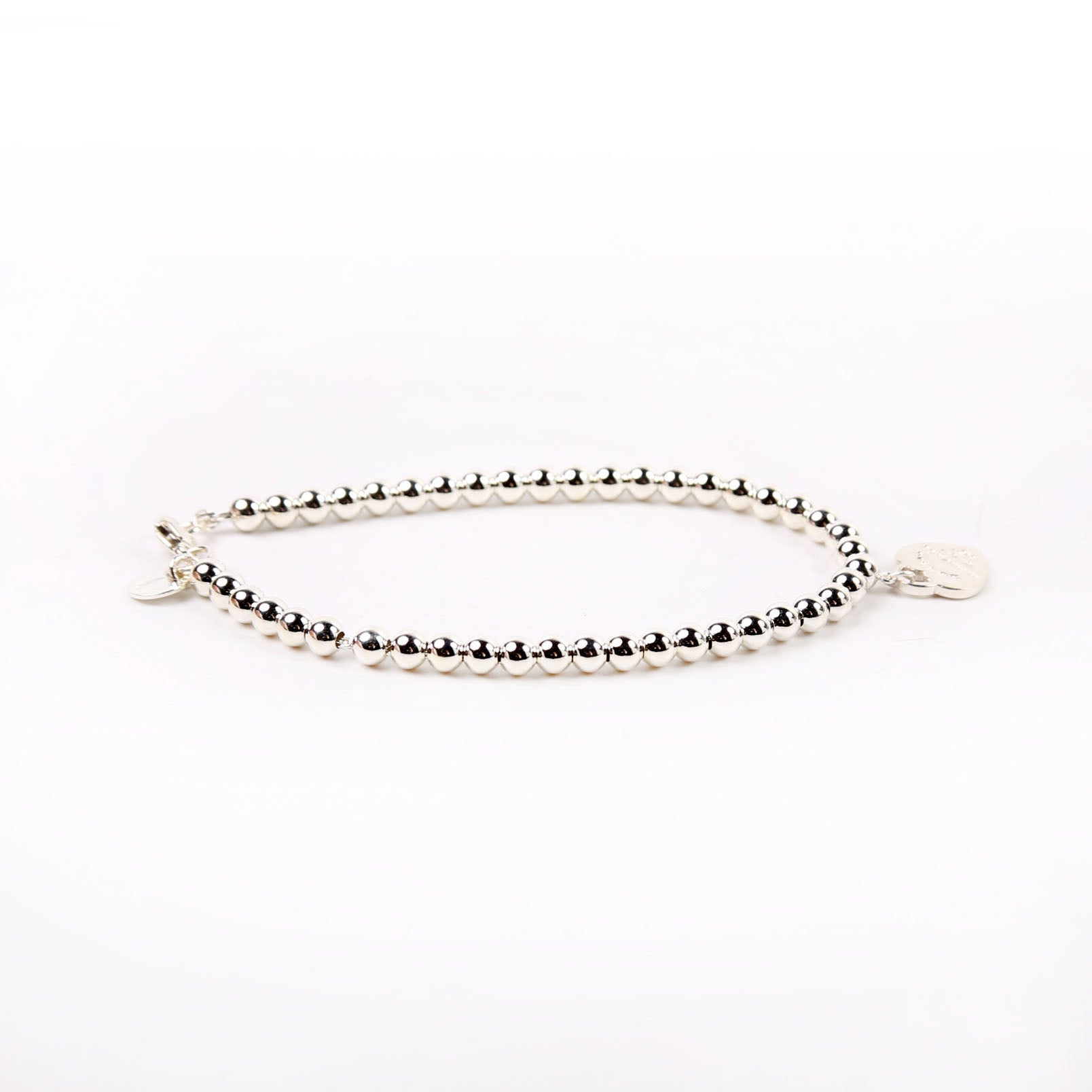 Please Return To Mini Heart Bead Chain 925