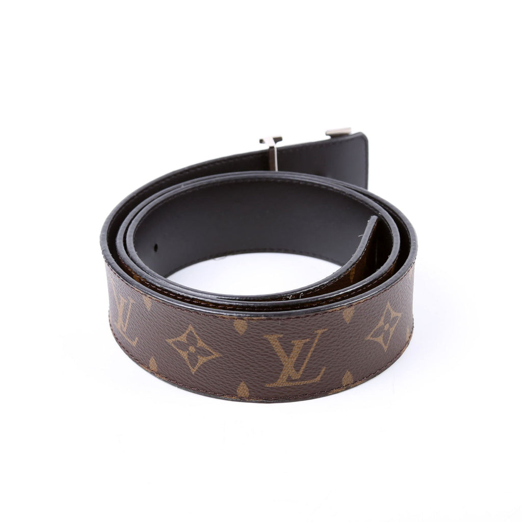 LV Initiales 40MM Reverse Leather/Monogram Size 90/36