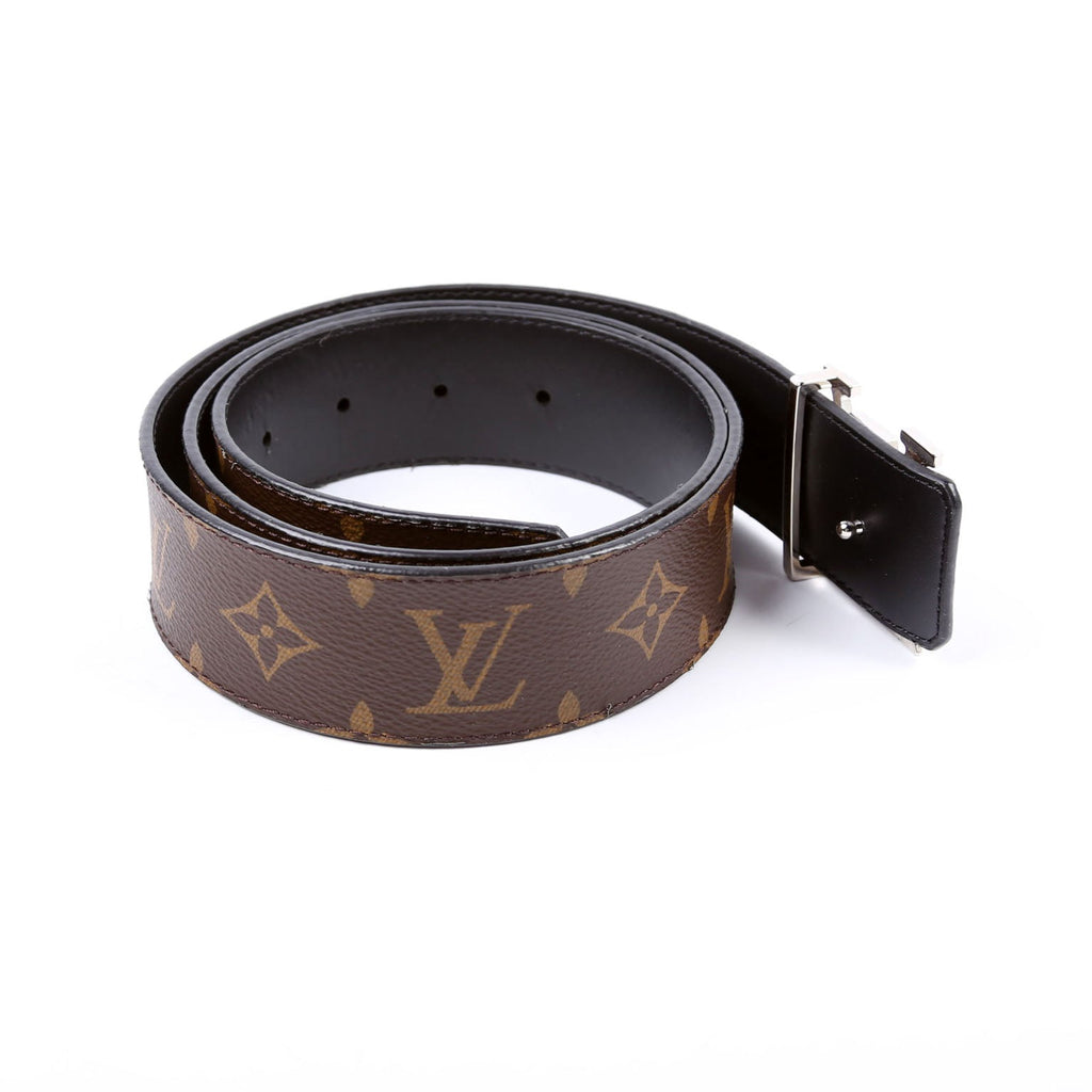 LV Initiales 40MM Reverse Leather/Monogram Size 90/36