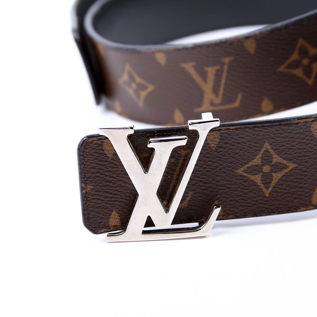 LV Initiales 40MM Reverse Leather/Monogram Size 90/36