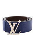 LV Initiales 40MM Reverse Leather Size 90/36 Blue/Brown