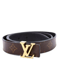 LV Initiales 30MM Reverse Leather/Monogram Size 90/36