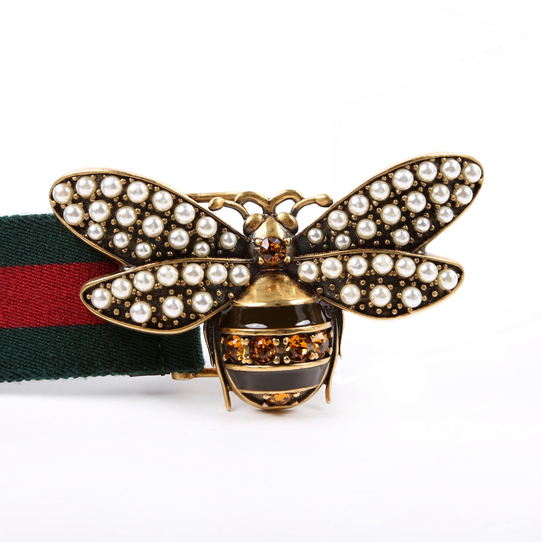 453277 Queen Margaret Bee Belt Red/Green