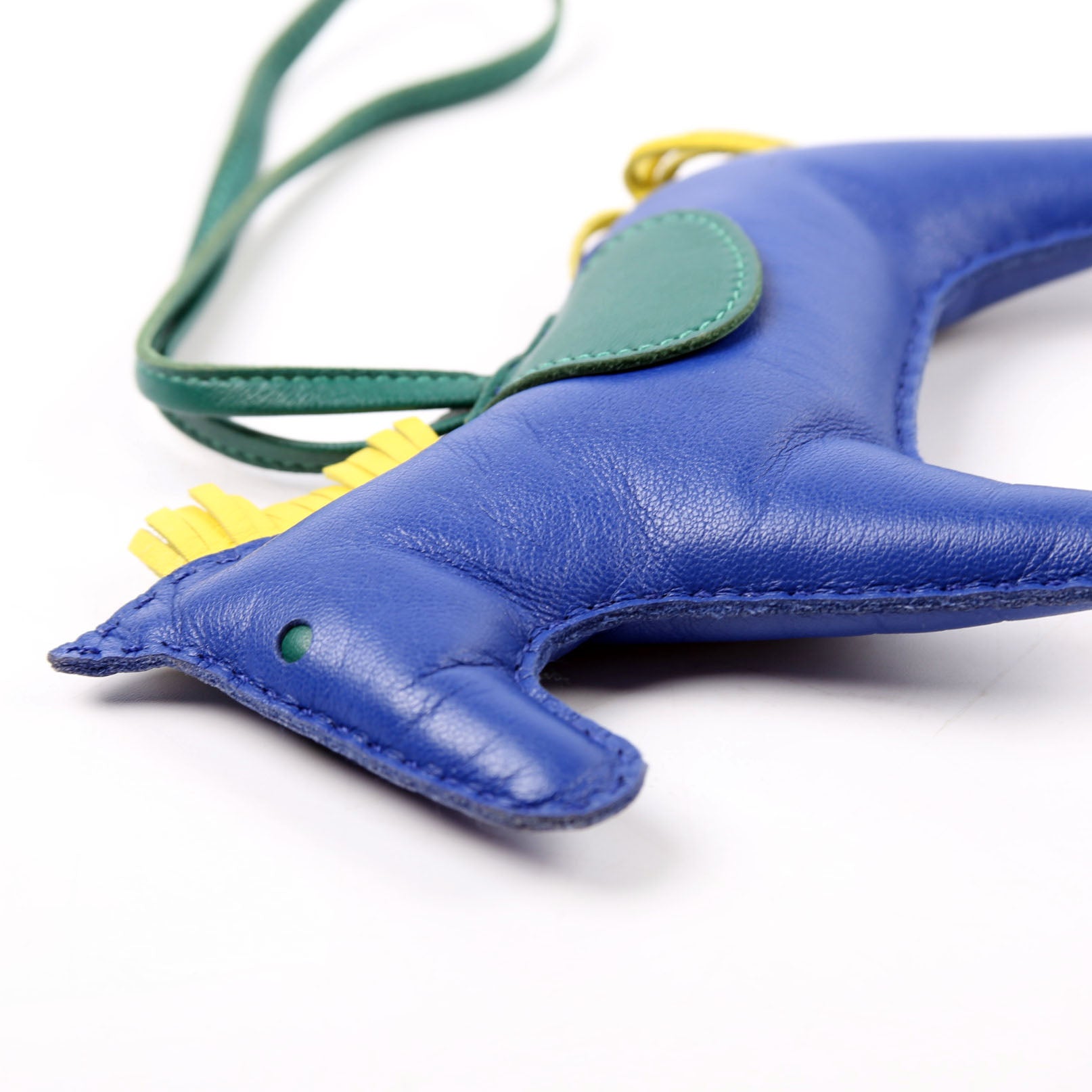 Rodeo Horse Charm Lambskin GM Blue/Multicolor