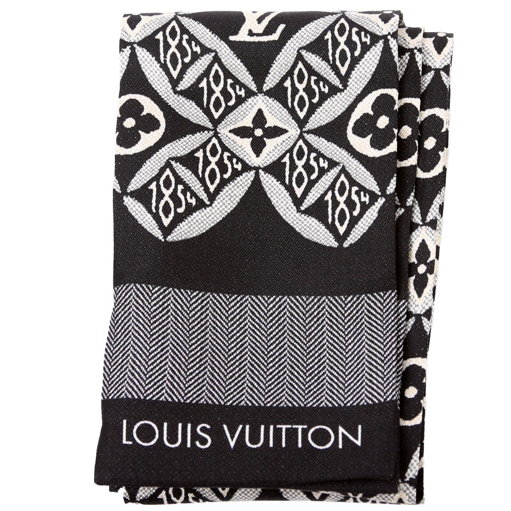 1854 Bandeau Gris Black/White