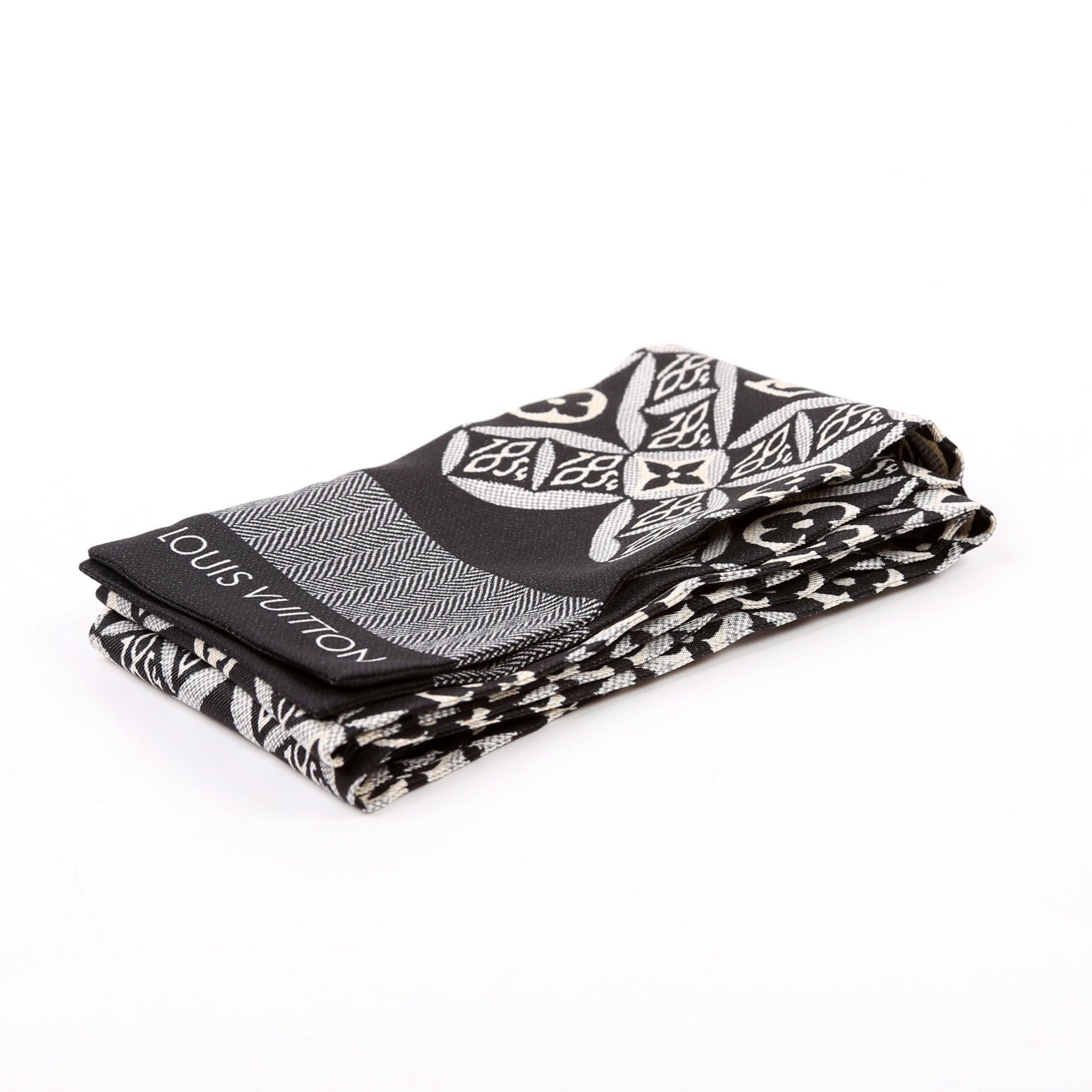 1854 Bandeau Gris Black/White