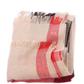 Giant Check Lightweight Wool/Silk Scarf