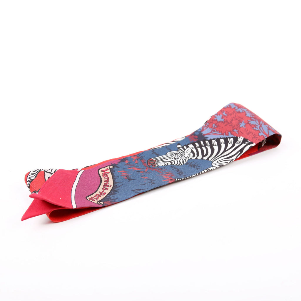 Les Zebres Twilly Silk Red/Multicolor
