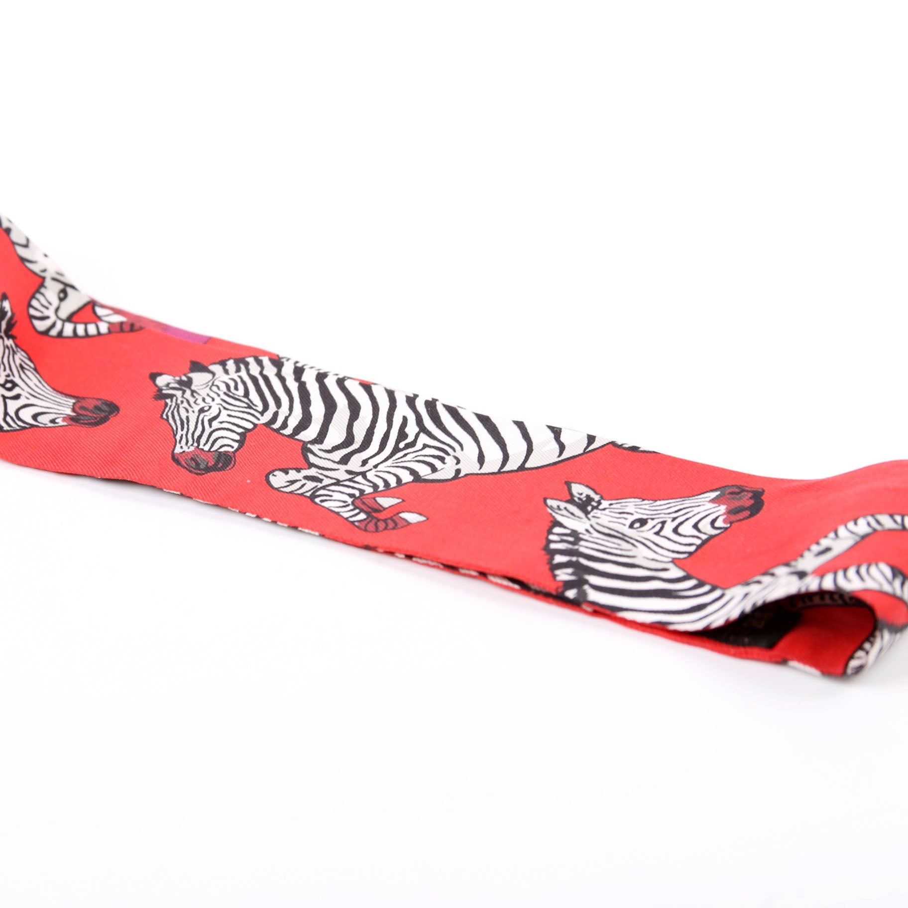 Les Zebres Twilly Silk Red/Multicolor