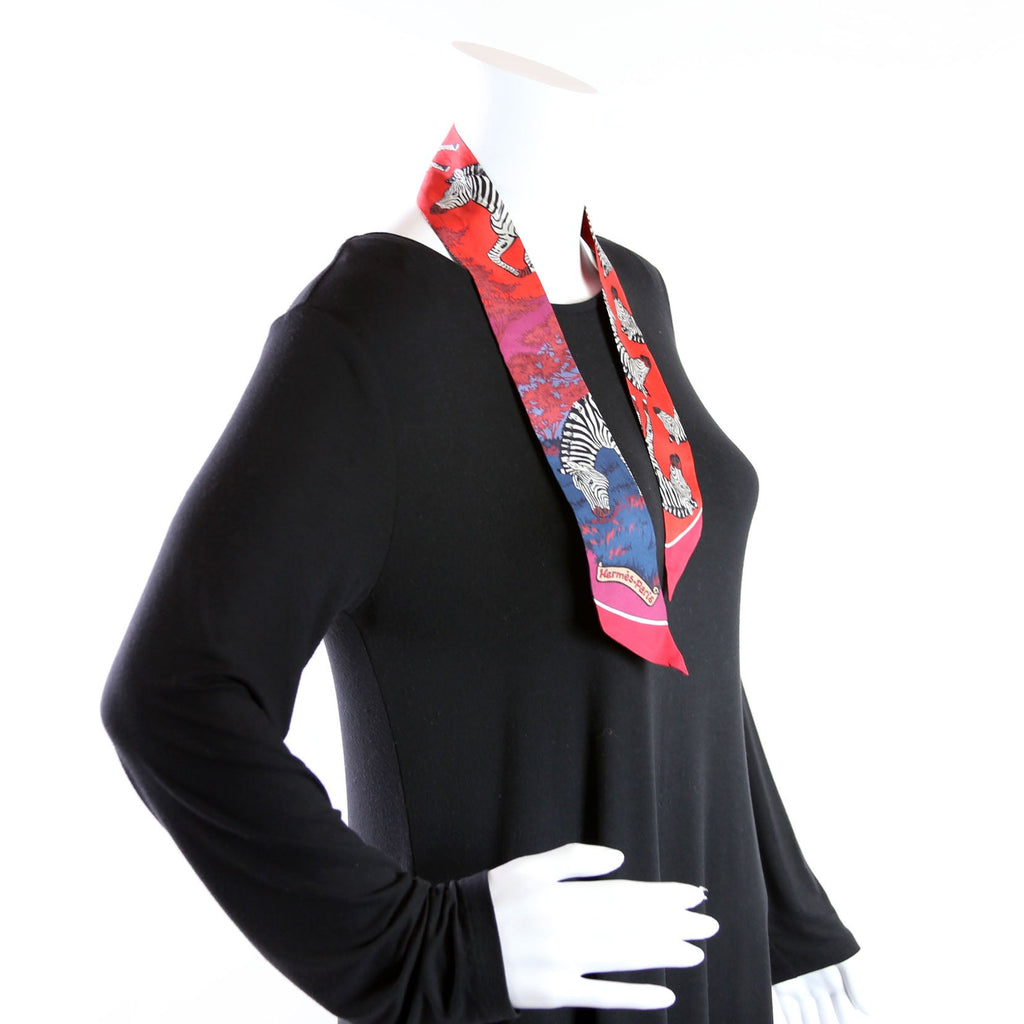 Les Zebres Twilly Silk Red/Multicolor