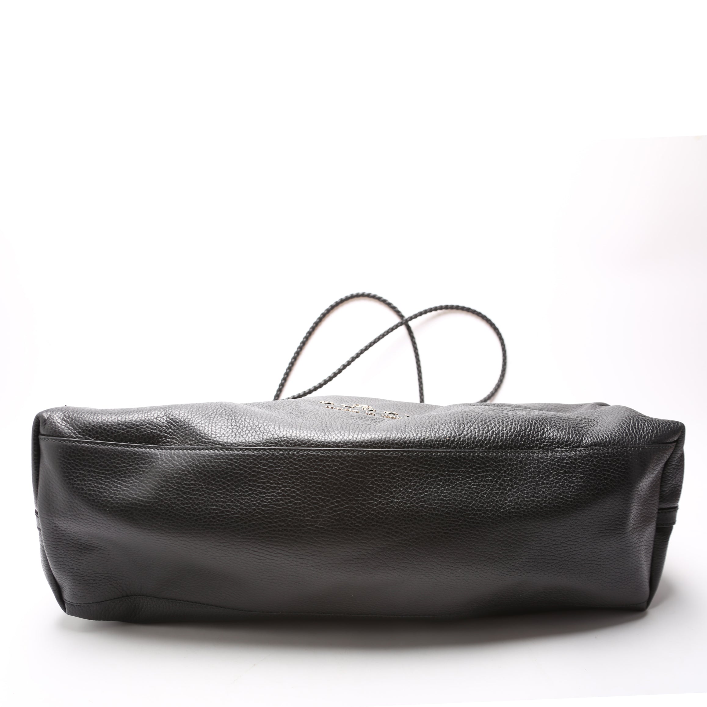 419690 Gifford Braided Strap Tote Black