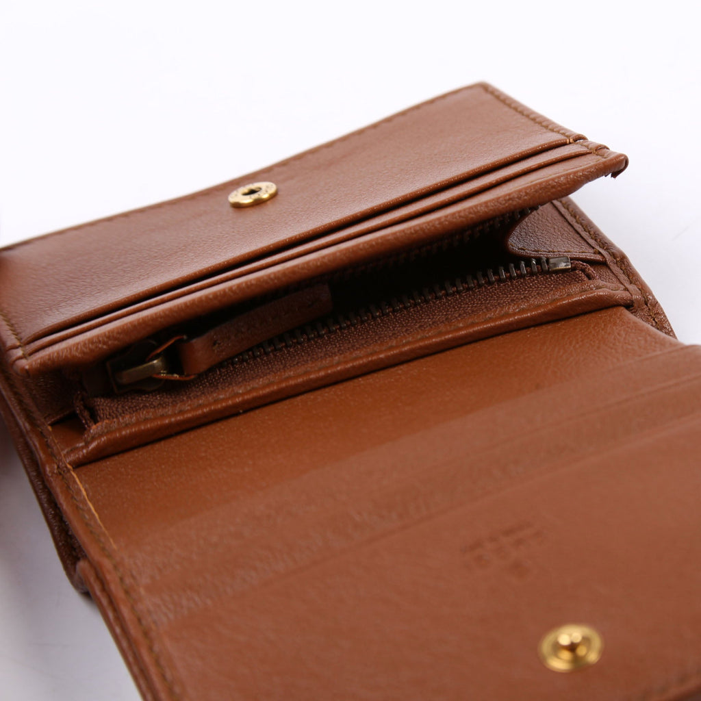 658244 Diana Card Case Wallet Brown