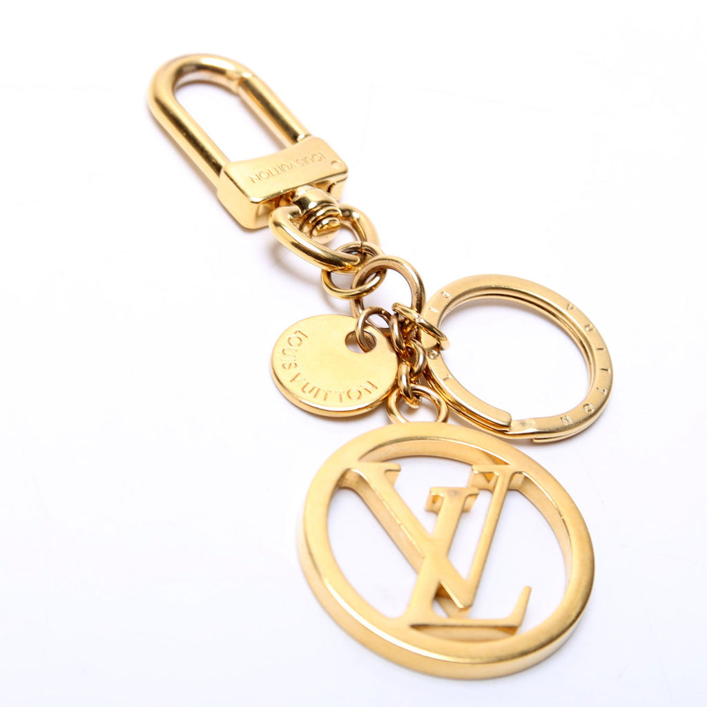 LV Circle Key Holder Bag Charm