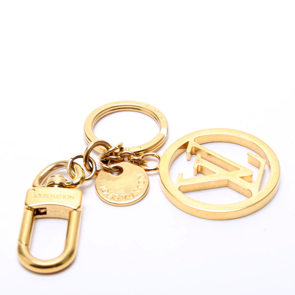 LV Circle Key Holder Bag Charm