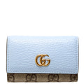 456118 Marmont GG Supreme Key Case Blue
